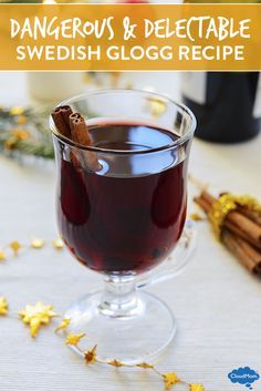 Dangerous and Delectable Swedish Glogg Recipe -- it is really good. Get this simple and delicious family recipe here! Swedish Glogg Recipe, Glogg Recipe Norwegian, Glogg Recipe Danish, Glogg Recipe Swedish, Swedish Glogg, Rommegrot Recipe, Glogg Recipe, Nordic Recipes, Christmas Bread Recipes