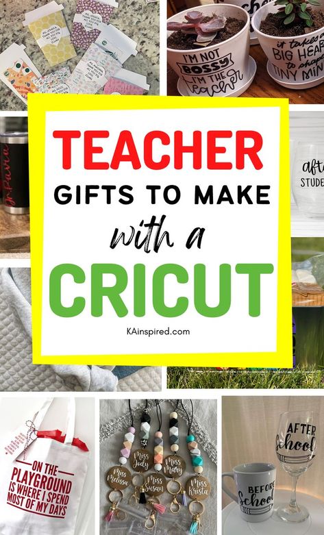 TEACHERS GIFCRICUT TEACHER GIFTS. It’s time to get Crafty with your Cricut by making these trendy Cricut Teacher Gifts! easy it is to make a variety of custom items – including Teacher Gifts. easy teacher gifts, christmas gifts for teacherTS TO MAKE WITH CRICUT Teacher Gift Made By Students, Thank You Cricut Gifts, Circuit Teacher Gifts, Cricut Gifts For Students, Diy Thank You Gifts For Teachers, Cricut Thank You Gifts, Diy Gifts For Teachers From Students, Gifts For Student Teacher, Diy Back To School Teacher Gifts