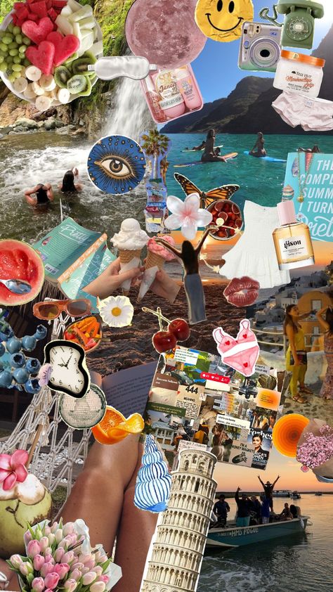 summer #summer #aesthetic #collage #june #July July Asthetic Wallpers, June Collage, Summer Aesthetic Collage, Summer Collage, Feels Like Summer, European Summer, Aesthetic Collage, Summer Art, Summer Aesthetic