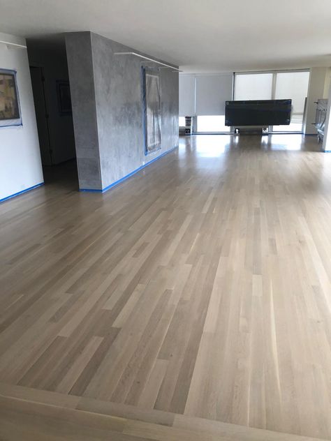 White Oak Wood Floor With Country White Stain Color - Midwest Hardwood Floors Inc. Wood Floor Stains, Hardwood Floor Stain Colors, Oak Floor Stains, Floor Stain Colors, Wood Floor Stain Colors, Red Oak Hardwood Floors, Wood Floor Colors, Oak Wood Flooring, Oak Hardwood Floors