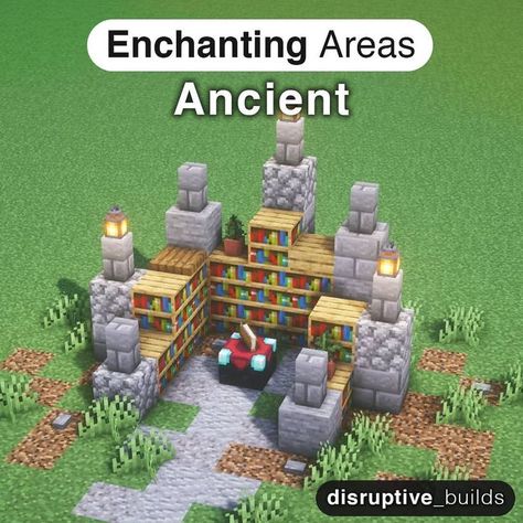 Author : https://www.instagram.com/p/COHu8FdL-v6/?hl=en Outside Enchanting Area Minecraft, Enchanting Area Minecraft Design, Minecraft Enchanting Area Ideas, Minecraft Crafting Area, Enchanting Area Minecraft, Enchanting Minecraft, Minecraft Enchanting Area, Minecraft Interior, Minecraft Structures