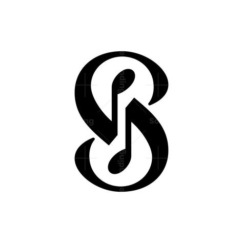 Letter S Music Note Logo. Letter S Music Note Logo Forsale. Unique, elegant, modern, minimalist and simple. This creative logo is suitable for many areas of business Singing Logo Design, Musician Logo Ideas, Music Production Logo Design, Music Logo Design Symbols, Music Club Logo, Singer Logo Design, Music Logo Design Ideas, Music School Logo, Music Studio Logo