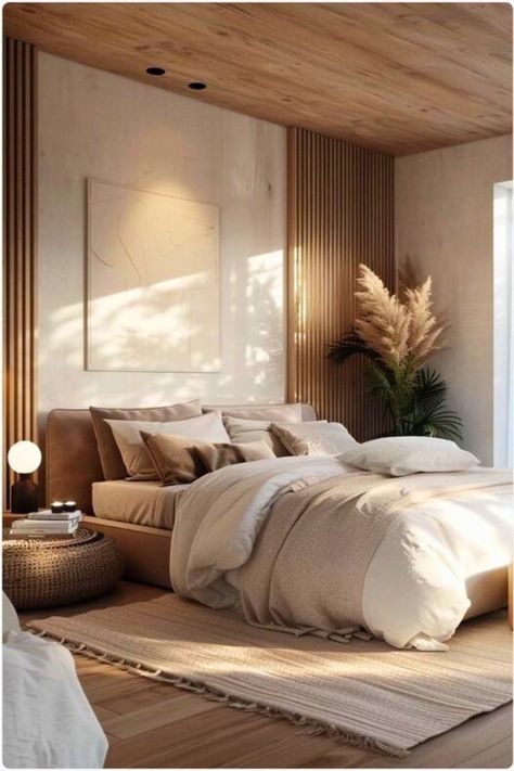 Scandanavian Interiors Cozy, Bedroom Parquet, Spare Bedroom Ideas Guest Rooms, Scandanavian Interiors Bedroom, Scandanavian Interiors, Japandi Bedroom Ideas, Japandi Bedroom, Japanese Bedroom, Scandinavian Design Bedroom