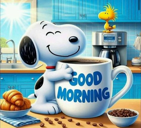 Good Morning Train, Lunch Pics, Good Morning Snoopy, Good Morning Happy Thursday, Hugs And Kisses Quotes, Snoopy Dog, Good Morning Greeting Cards, Good Morning Funny Pictures, Good Morning Sweetheart Quotes