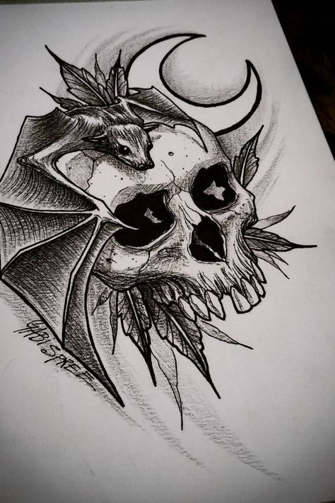 15 Bat Neck Tattoo Ideas For Dark Elegance Bat And Skull Tattoo, Neotraditional Bat Tattoo Design, Scarecrow Tattoo Design, Bat Neck Tattoo, Scarecrow Tattoo, Neck Tattoo Ideas, Pet Drawings, Bats Tattoo Design, Gothic Drawings