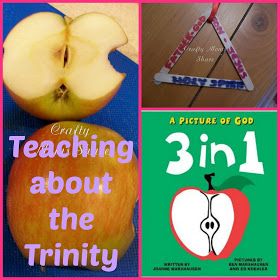 Crafty Moms Share: Teaching the Trinity to a Preschooler Advent Projects, April Preschool, Religion Activities, Apple Lessons, September Themes, Kids Faith, Bible Object Lessons, Christian Homeschool, Bible Story Crafts