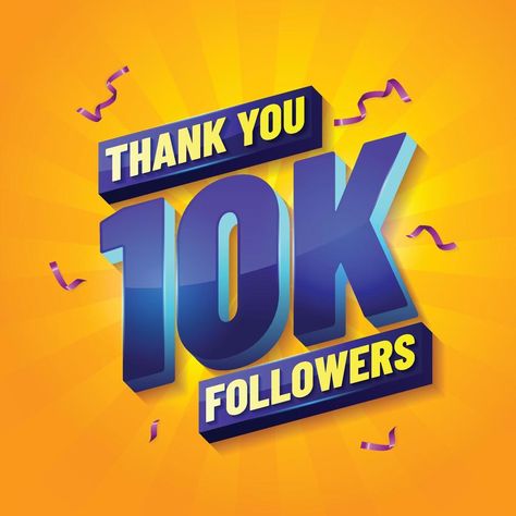 Thank you for 10k followers vector social media post for celebrate 10000 follower 10000 Followers Thank You, 10k Followers Youtube, 10 K Followers Thank You, 10k Followers Thank You, 10k Followers Instagram, Jay Dwarkadhish, 10k Instagram Followers, 10000 Followers, January Wallpaper