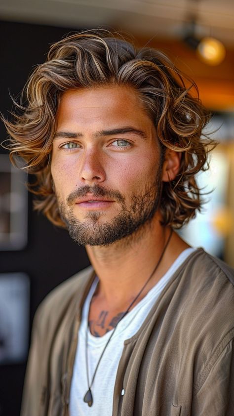 23 Best Haircuts for Men with Thick Hair: Handsome Looks Mens Wavy Long Hair, Men’s Long Hairstyles Wavy, Mens Wavy Haircuts Medium, Man Wavy Haircut, Men’s Long Wavy Hair, Long Men S Haircut, Mens Long Hairstyles Wavy Thick Hair, Thick Hair Styles For Men, Medium Wavy Hair Men