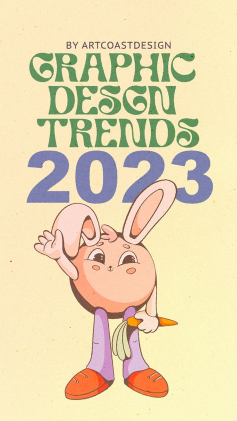 2023 Graphic Design Trends That Will Bring the '70s Back in a Big Way — Artcoast Studio Maximalism Graphic Design, 70s Graphic Design, 2023 Font, 2023 Graphic Design, Font Trends, Latest Graphic Design Trends, 2023 Graphic, Types Of Graphic Design, Trendy Graphic Design