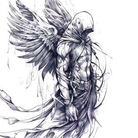 Upper Arm Tattoos For Guys, Guardian Tattoo, Angel Warrior Tattoo, Armor Of God Tattoo, Guardian Angel Tattoo Designs, Archangel Michael Tattoo, Simple Hand Tattoos, Guardian Angel Tattoo, Archangel Tattoo