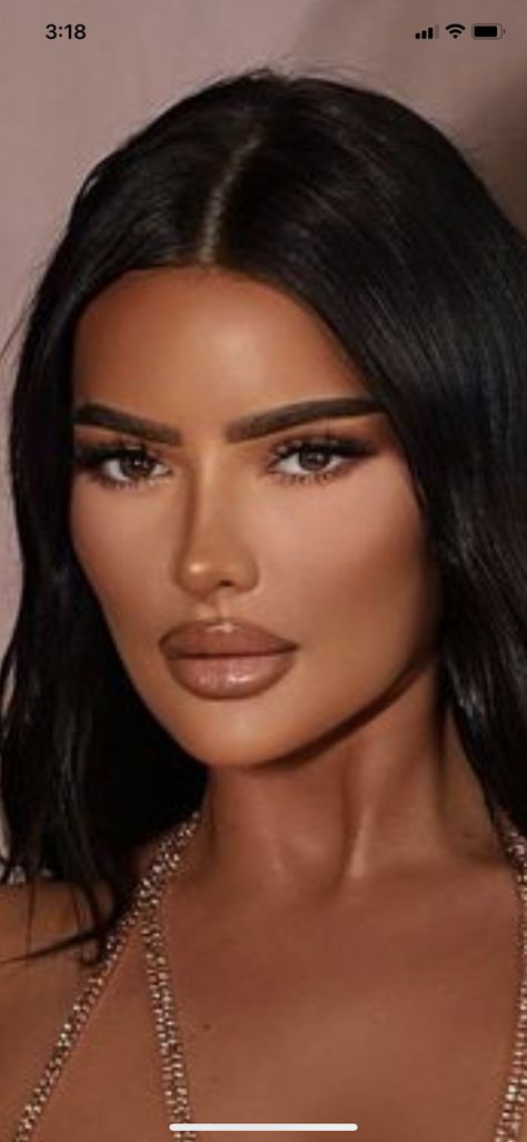 Kim K Makeup, Make Up Yeux, Stephanie Symonds, K Makeup, Prom Glam, Sultry Makeup, Wedding Eye Makeup, Bronze Makeup, Fashion Jackson