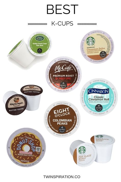 The Best K-Cups by Twinspiration Best Keurig Coffee Recipes, K Cafe Keurig Recipes, Keurig Hacks, Keurig Station, Keurig Recipes, Keurig Coffee Station, Packing Advice, Keurig Machine, Magical Coffee