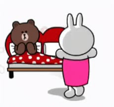 Cony Brown GIF - Cony Brown Surprise - Discover & Share GIFs Brown Cony Wallpapers, Brown And Cony Wallpapers, Cony Brown Gif, Brown Cony Gif, Milk And Mocha Bear Gif Angry, Brown Cony Love, Brown Bear And Cony Bunny Gif, Cartoon Kiss, Calin Gif