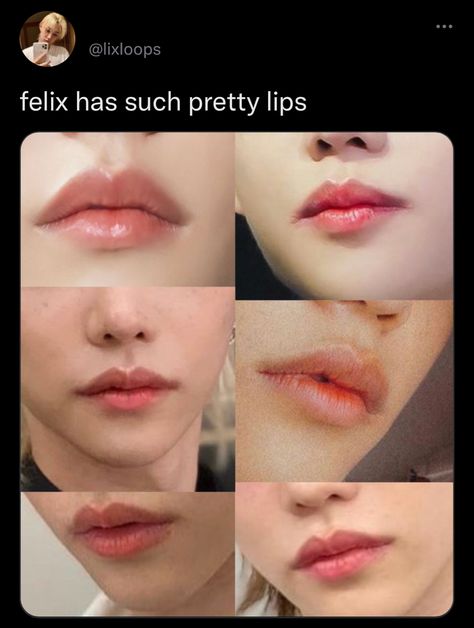 Lee Felix Lips, Felix Lips, Crying Emoji, I Love My Hubby, Fake Eye, Prince Felix, Cute Love Memes, Kids Mood, Asian Eye Makeup