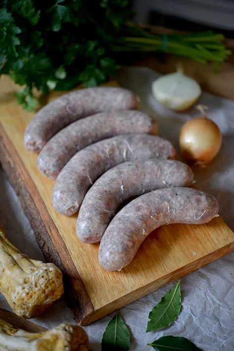 Fresh Polish Sausage {Biała Kiełbasa} - Polish Your Kitchen Veggie Sheet Pan, Polish Sausage Recipes, Turkey Sausage Recipes, Polska Kielbasa, Polish Dishes, Sausage Making Recipes, Kitchen Nostalgia, Vegetable Stir Fry Recipe, Homemade Sausage Recipes