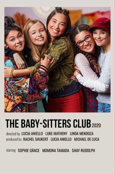 Babysitters Club Poster, The Babysitters Club Poster, The Babysitters Club Aesthetic, Babysitters Club Aesthetic, The Babysitter Club, Klub Opiekunek, Baby Sitters Club, The Babysitters Club, Babysitters Club