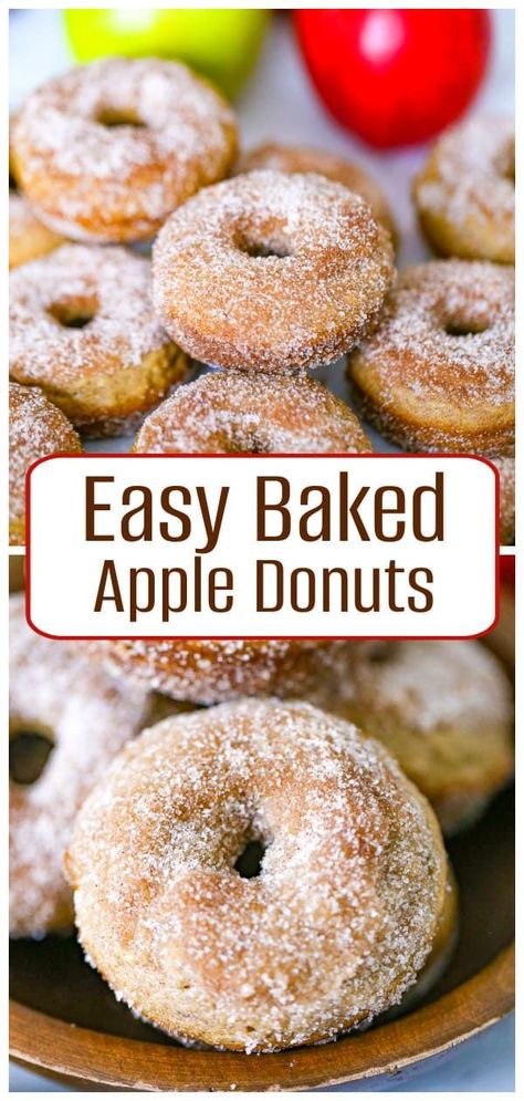 Cider Donuts Recipe, Apple Cider Donuts Recipe, Apple Cider Donuts Baked, Weight Watcher Desserts, Funny Cooking, Apple Donuts, Healthy Baked, Brownie Desserts, Baked Apple