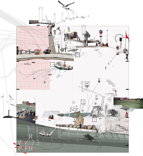 Game-Changing Architecture Graduates #16 /// Nida Ekenel - THE FUNAMBULIST MAGAZINE Map Collage, City Collage, What Questions, Architecture Concept Diagram, Site Analysis, Architecture Collage, Architecture Graphics, Diagram Architecture, Architecture Presentation