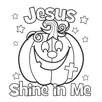 Halloween Coloring Pages Jesus Shine in Me Pumpkin Coloring, Antler Wreath, Christian Halloween, Tupperware Recipes, Children's Church Crafts, Hallowen Ideas, Catholic Education, October Crafts, Kids Homework