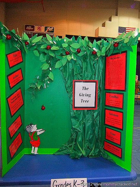 The Giving Tree reading fair project board Science Fair Projects Boards, Reading Fair, Book Report Projects, Reading Boards, Reading Projects, Giving Tree, Book Reports, The Giving Tree, Shel Silverstein