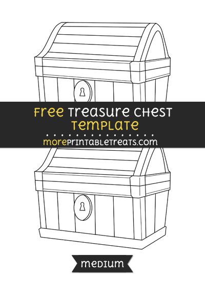 Free Treasure Chest Template - Medium Treasure Chest Template Free Printable, Treasure Chest Template, Chest Template, Dayhome Ideas, Treasure Chest Craft, Mermaid Under The Sea, Computer Paper, Under The Sea Theme, Persuasive Writing