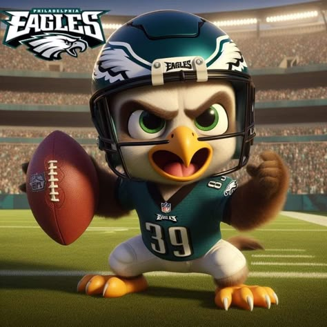 Philadelphia Eagles Artwork, Philadelphia Eagles Aesthetic, Philadelphia Eagles Funny, Nfl Mascots, Buffalo Bills Stuff, Eagles Philadelphia, Character Tattoos, Philadelphia Eagles Logo, Philly Eagles