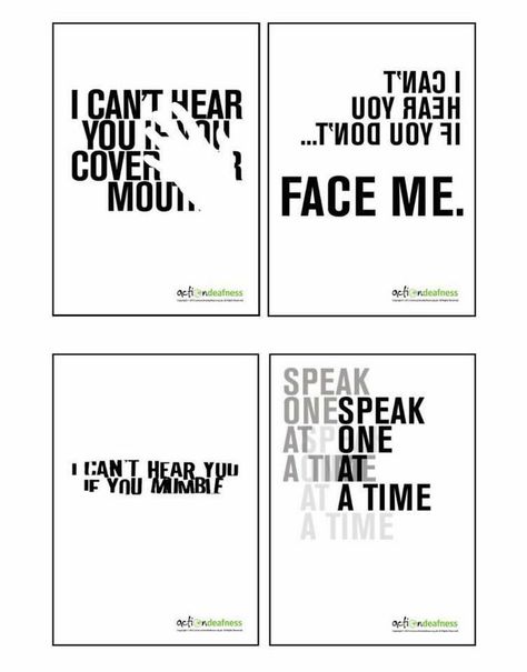 Social Awareness Posters, Asl Lessons, Deaf Awareness, Augmentative Communication, Deaf Education, Speech Delay, Awareness Poster, Deaf Culture, Social Awareness