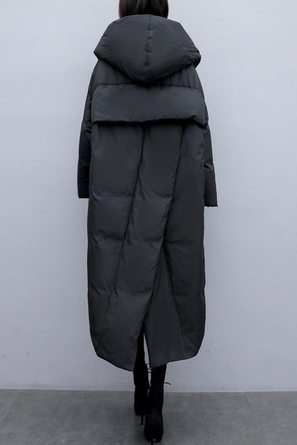 Korean Coat, Padded Jacket Women, Cotton Jackets Women, Female Jacket, Down Winter Coats, Long Puffer Jacket, Long Down Coat, Parka Women, Black Winter Coat