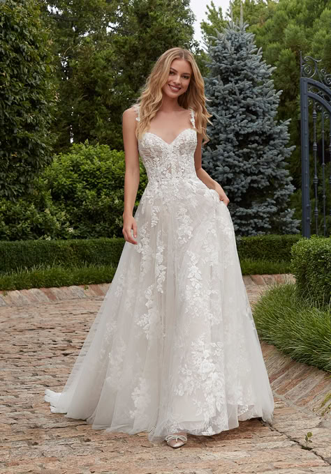 Primula Wedding Dress Wedding Dresses Sweetheart Neckline, Sheer Corset, Aline Wedding Dress, Wedding Ideas Dresses, Floral Wedding Dress, Cute Wedding Dress, Pretty Wedding Dresses, Wedding Dresses Corset, Dream Wedding Ideas Dresses