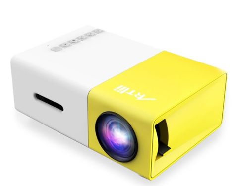 This mini projector that will transform your bedroom into your very own movie theatre. | 15 Awesome Products Canadians Are Buying On Amazon This Week Pico Projector, Phone Projector, Best Projector, Lcd Projector, Home Theater Speakers, Portable Projector, Home Theater Projectors, Video Projector, Mini Projectors