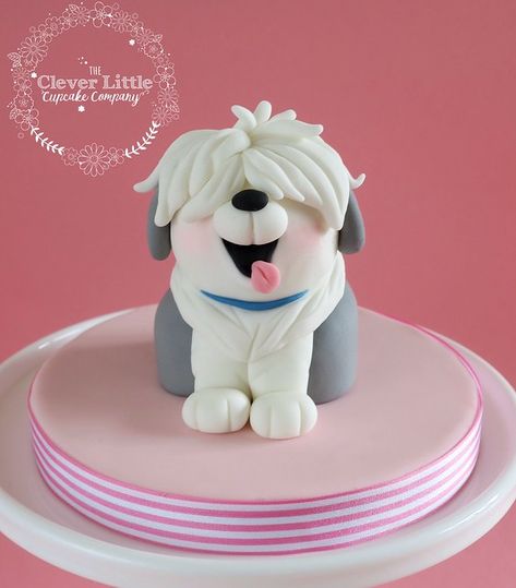 Dog Cake Topper | Amanda Mumbray | Flickr Puppy Birthday Cakes, Fondant Dog, Cat Cake Topper, 10 Birthday Cake, Monkey Cake, Puppy Cake, Dog Cake Topper, Christmas Cake Topper, Fondant Animals