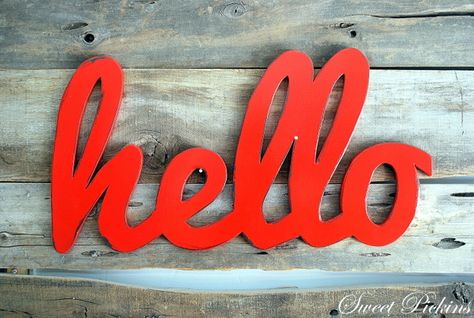 DSC_0010 Hello Word, White Pelican, Stain Wood, Hello Sign, Wood Pallet Signs, Wood Cut, Distressed Painting, Mosaic Diy, Wood Letters