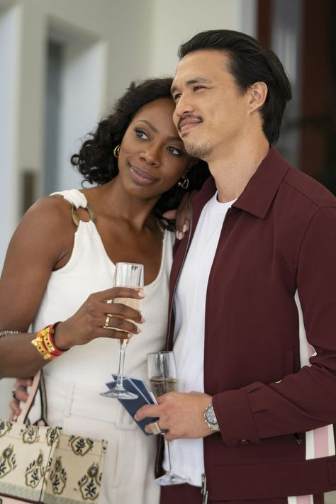 Black Woman Indian Man, Asian Man Black Woman, Bwam Ambw Interracial Couples, Blasian Couples Ambw, Romanticing School, Ambw Couples, High Waisted Slacks, Tamron Hall, Dream Relationship