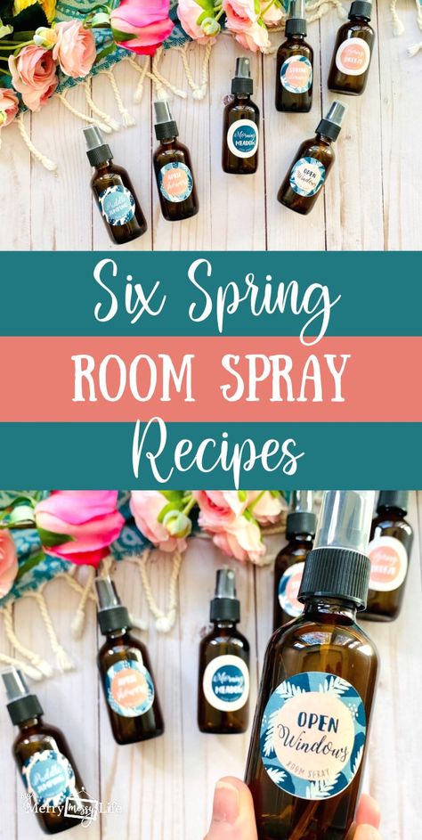 Diy Room Spray With Fragrance Oil, Diy Room Spray Essential Oils, Homemade Room Spray, Room Freshener Spray, Lavender Room Spray, Air Freshener Recipes, Spring Room, Essential Oil Spray Recipes, Room Spray Recipe