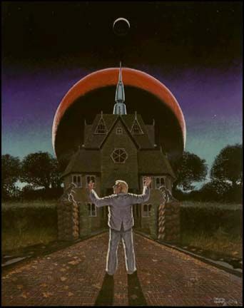 My hero Ray Bradbury Ray Bradbury Art, 70s Sci Fi Art, Prayer Candles, Ray Bradbury, Writers And Poets, Sci Fi Art, My Hero, Bird House, The Amazing