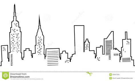 Photo about Cartoon skyline of New York City, USA. - 20947434 Ny Skyline, Cartoon Silhouette, City Skyline Silhouette, Silhouette Tattoos, Skyline Silhouette, City Cartoon, City Silhouette, Nyc Skyline, Free Art Prints