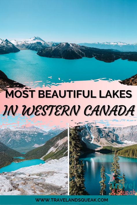 Western Canada is renowned for some of the world's most spectacular scenery including hundreds of striking blue lakes. From the world-famous Moraine Lake and Lake Louise in Alberta to lesser known spectacular Garibaldi Lake and Rainbow Lake in British Columbia, save this guide for the 11 most beautiful lakes in Western Canada. Joffre Lake, Hiking Inspiration, Sea To Sky Highway, Rainbow Lake, Canadian Road Trip, Whistler Village, Maligne Lake, Moraine Lake, Western Canada