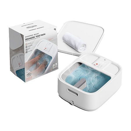 Hydro Spa, Tension Relief, Deep Relief, Foot Spa, High Tech Gadgets, Foot Bath, Sharper Image, Massage Roller, Spa Experience