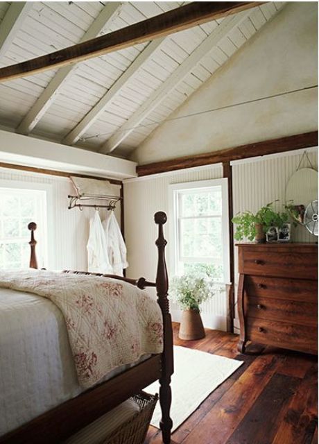 English Country Bedroom, Farmhouse Bedrooms, Farmhouse Bedroom Decor Ideas, Fresh Farmhouse, French Country Bedrooms, Casa Vintage, Cottage Bedroom, Ideas Hogar, Country Bedroom