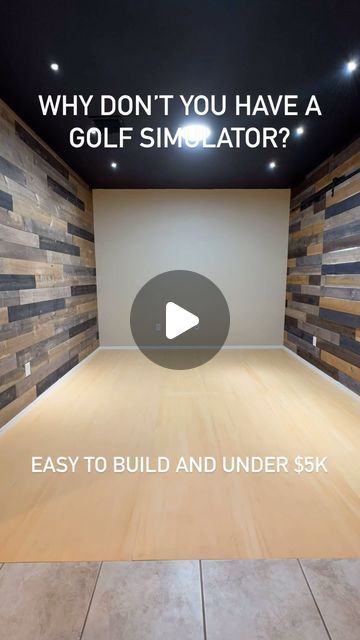 iGolfReviews on Instagram: "EDITOR CHOICE REVIEW: @carlsplacediygolf DIY Golf Simulator - Check out the best investment you can make in your house and your game.  Enjoy indoor golf for under $5k.  LINK IN BIO  #golf #golfsimulator #indoorgolf #carlsplacediygolf #golfislife #igolf #igolfreviews #carlsplace" Golf Studio Indoor, Man Cave Golf Theme, Golf Shed Simulator, Golf Simulator Room Design Dimensions, Shipping Container Golf Simulator, Diy Indoor Golf Simulator, At Home Golf Simulator, Hidden Golf Simulator, Game Shed Ideas