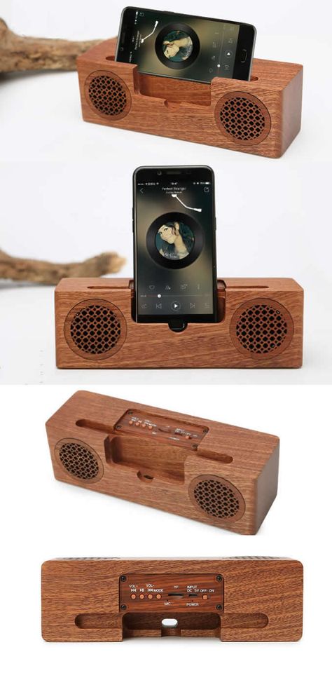 Bamboo Wood Portable Bluetooth Speaker  iPhone Smart Phone Holder   Mobile Phone Stand Holder Cellphone Speaker Wood, Wood Phone Speaker, Iphone Speaker Wood, Phone Speaker Diy, Passive Amplifier, Bluetooth Speakers Diy, Bamboo Speaker, Phone Amplifier, Wood Phone Holder