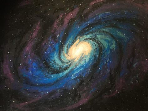 Space Drawing Galaxies Pencil, Chalk Pastel Art Ideas, Fantasy Cave, Drawing Space, Chalk Ideas, Chalk Pastel Art, Soft Pastels Drawing, Drawing Stars, Soft Pastel Art