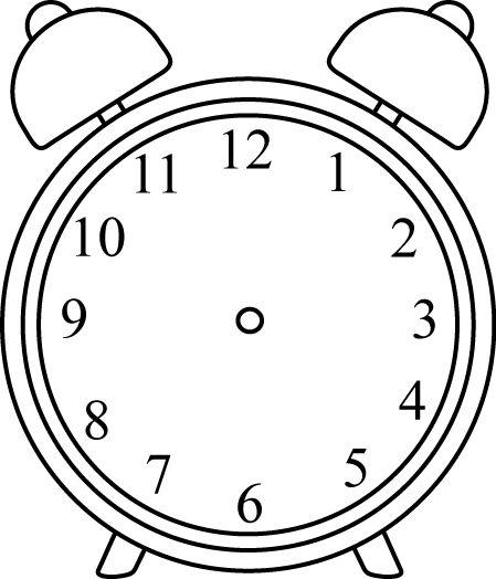 Black and White Alarm Clock without Hands Picture Of A Clock, Analog Clock Printable, Clock With No Hands, Alarm Clock Clipart, Clock Without Hands, Clock Pictures, Clock Printable, Clock Clipart, Time Clipart