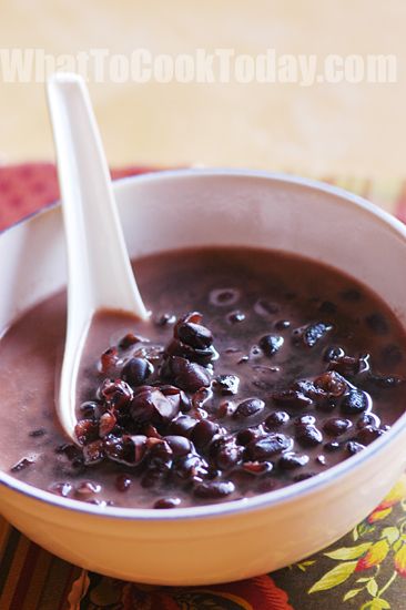 Rice With Coconut Milk, Red Bean Dessert, Rice In Instant Pot, Black Rice Recipe, Black Rice Pudding, Cookie Pudding Dessert, Green Beans Soup, Red Bean Soup, Chinese Desserts