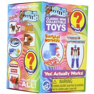 Collectible Surprise Toys : Target Blind Styles, Super Soaker, Slinky Dog, Worlds Smallest, Nerf Toys, Barrel Of Monkeys, Etch A Sketch, Magic 8 Ball, Small Collectibles