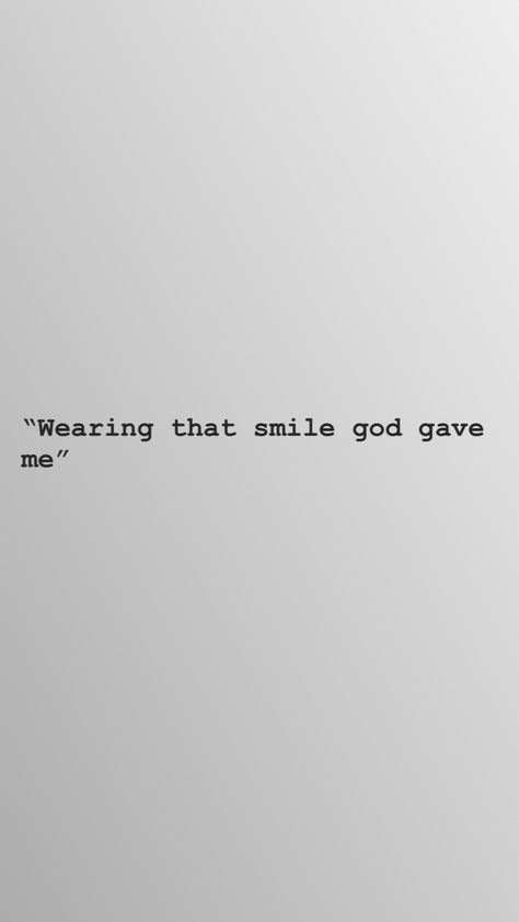 Quotes: wearing that smile god gave me. #quotes #smile #instagram #instagramcaptions #god #islam #christian #muslim #religious #islam #happy #gratitude #grateful #kind #wearing Quotes For Instagram Bio Deep, Kindness Bio For Instagram, Captions For Smile Instagram, Kindness Quotes For Instagram Bio, God Bio Instagram, God Grateful Quotes, God Beauty Quotes, Gratitude Bio For Instagram, Cute Insta Captions Happy