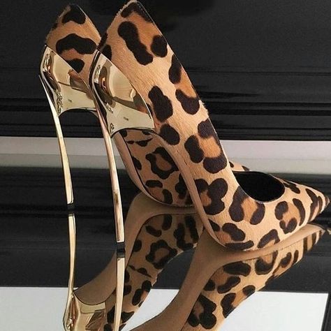 Shoe Goals, Bedazzled Shoes, Trendy High Heels, Print Boots, High Heel Dress, Leopard Print Shoes, Leopard Print Heels, Heels Classy, Italian Shoes