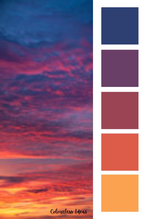 Evening Skies Sunrise tattoo #zicxa-photos #zicxa #images #background #wallpaper #freepik #shutterstock #VN Sunset Theme Color Palettes, Sunset Colour Bedroom, Sunset Colours Palette, Evening Sky Color Palette, Sunset Paint Colors Colour Palettes, Sunrise Paint Colors, Dessert Sunset Color Palette, Sunset Color Living Room, Sunset Theme Living Room