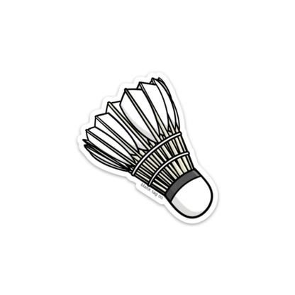 Latest Stickers — Page 6 — blank tag co. Badminton Shuttlecock Drawing, Badminton Stickers Printable, Shuttlecock Drawing, Badminton Stickers, Badminton Accessories, Sport Stickers, Badminton Logo, Badminton Tournament, Random Object