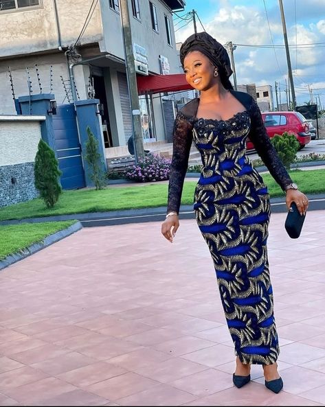 Latest And Simple Ankara Styles You Will Love. - Ladeey Simple Ankara Styles, Simple Ankara Gowns, Short Ankara Gowns Style, Latest Ankara Long Gown Styles, Latest Ankara Short Gown, Long Gown Styles, Unique Ankara Styles, Ankara Dress Designs, Ankara Long Gown